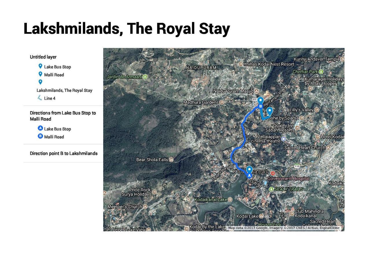 Lakshmi Lands - The Royal Stay Kodaikanal Bagian luar foto